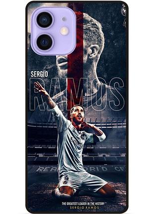 Чехол силиконовый бампер для iphone 11 с рисунком sergio ramos серхио рамос