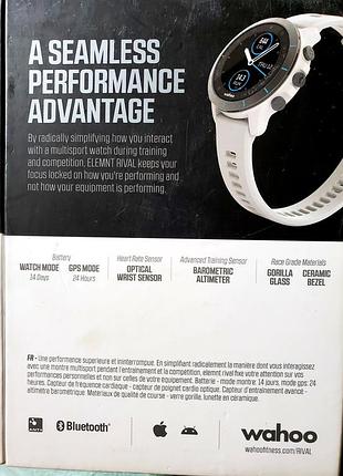 Смарт-часы wahoo elemnt rival 2