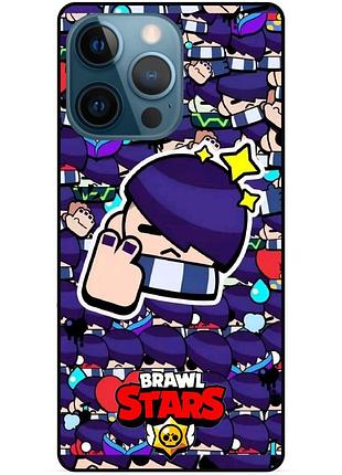 Чехол с героем эдгар бравл старс brawl stars для xiaomi samsung motorola nokia iphone zte oppo realme эдгар стикер