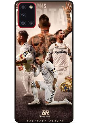 Силіконовий чохол бампер для zte blade a51 з малюнком sergio ramos серхио рамос real madrid