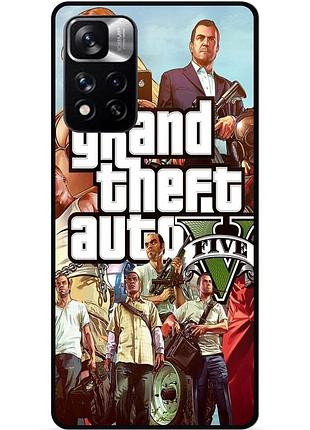 Чехол силиконовый бампер для xiaomi redmi 10 с рисунком гта gta