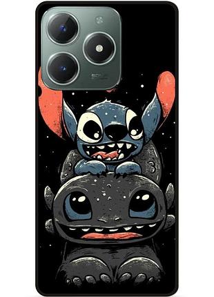Силіконовий бампер чохол для infinix hot 40 pro (x6837) з малюнком stitch стіч