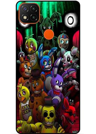 Силиконовый бампер чехол для zte blade 20 smart с рисунком freddy фредди аниматроники