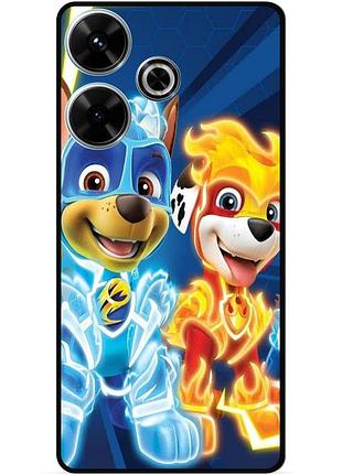Силиконовый чехол для tecno spark 10 с рисунком щенячий патруль