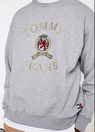 Мужской свитшот кофта tommy hilfiger crest оригинал new !
