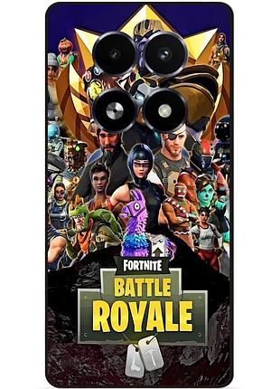 Чехол силиконовый бампер для tecno spark 30 pro с рисунком фортнайт fortnite