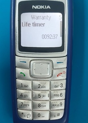 Nokia 1110 rh-70 працює з акб та зарядкою 7