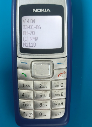 Nokia 1110 rh-70 працює з акб та зарядкою 6