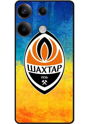 Силіконовий чохол бампер для xiaomi redmi note 13 pro 5g з малюнком шахтер донецк