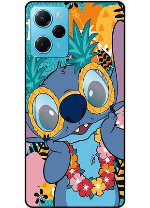 Силіконовий бампер чохол для xiaomi poco x5 pro 5g з малюнком стіч stitch