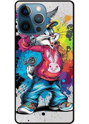 Чехол силиконовый бампер для iphone 11 pro max с рисунком багз банни disney