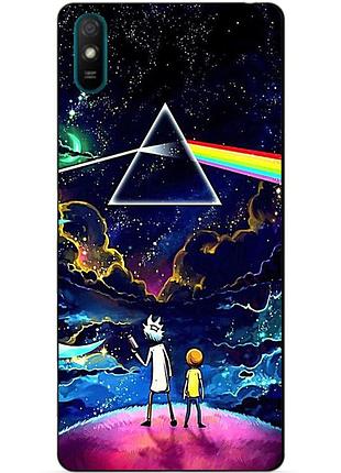 Силиконовый бампер чехол для zte blade a5 2020 с рисунком рик и морти rick and morty