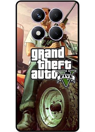 Чехол силиконовый бампер для tecno spark 30 pro с картинкой gta гта