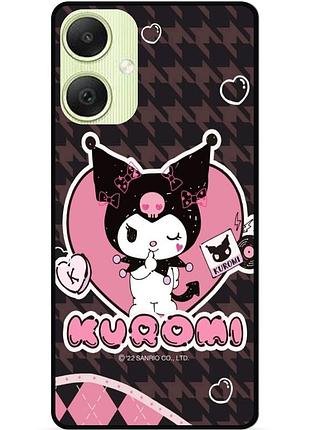 Силиконовый чехол бампер для samsung a06 с картинкой куроми kuromi