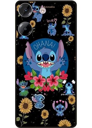 Силиконовый чехол бампер для xiaomi poco m7 pro 5g с картинкой стич stitch
