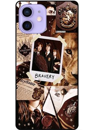 Силиконовый бампер чехол для iphone 12 mini с картинкой гарри поттер harry potter