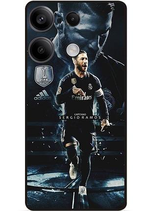 Силиконовый чехол бампер для huawei honor x6a с рисунком sergio ramos серхио рамос