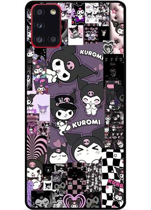 Силіконовий бампер чохол для samsung a21s з малюнком kuromi куроми