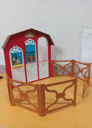 Игровой набор "ферма" барби и кен barbie sweet orchard barn farm playset