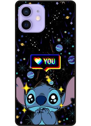 Силиконовый бампер чехол для iphone 11 лило и стич stitch