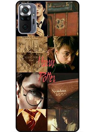 Силиконовый бампер чехол для xiaomi redmi note 10 pro с рисунком гарри поттер harry potter