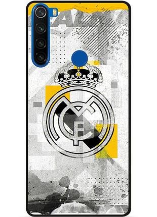 Чехол силиконовый бампер для xiaomi redmi note 8t с рисунком real madrid реал мадрид