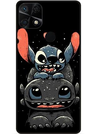 Силіконовий бампер чохол для xiaomi poco c40 з малюнком stitch стіч