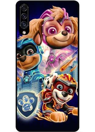 Силіконовий чохол бампер для samsung a30s з малюнком щенячий патруль