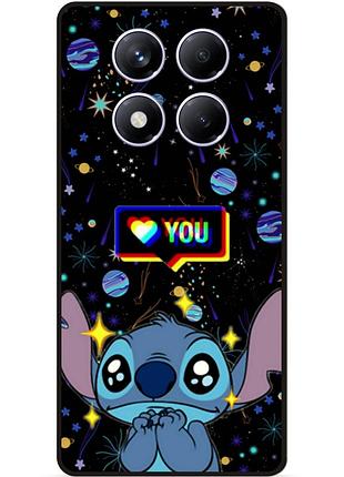 Силіконовий бампер чохол для xiaomi redmi note 14 pro 5g з картинкою стіч stitch