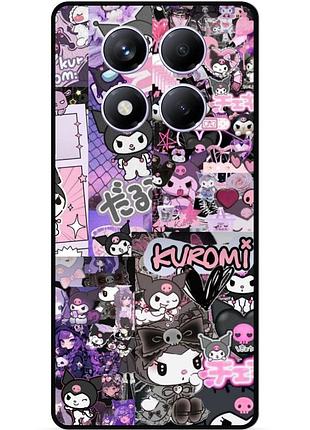 Силіконовий бампер чохол для xiaomi redmi note 14 pro 5g з малюнком kuromi куроми