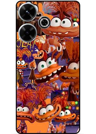 Чехол силиконовый бампер для infinix hot 30 (x6831) с рисунком головоломка тревожность