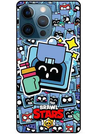 Силиконовый чехол стикеры бравл старс brawl stars для xiaomi samsung motorola nokia iphone zte oppo realme эш