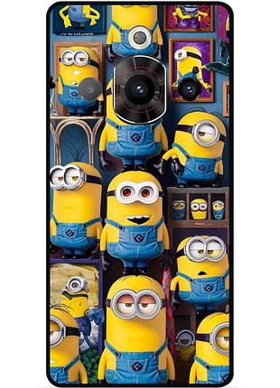 Силиконовый бампер чехол для zte nubia focus pro с картинкой миньоны minion