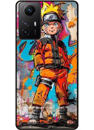 Чехол силиконовый бампер для xiaomi redmi note 12s с рисунком наруто аниме marvel naruto