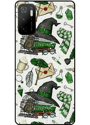 Чохол силіконовий бампер для xiaomi poco m3 pro з картинкою слизерин slytherin гаррі поттер harry potter