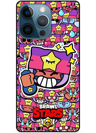 Силиконовый чехол стикеры бравл старс brawl stars для xiaomi samsung motorola nokia iphone zte oppo realme сэнди
