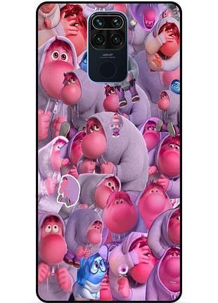 Силіконовий чохол бампер для xiaomi redmi note 9 з малюнком головоломка