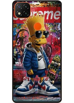 Силіконовий бампер чохол для infinix smart 6 з малюнком барт симпсон marvel simpsons
