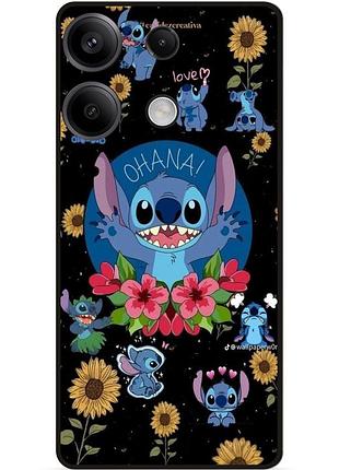Силиконовый чехол бампер для zte blade a35 с картинкой стич stitch