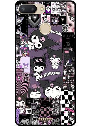 Чехол силиконовый бампер для xiaomi redmi 6 с картинкой kuromi куроми