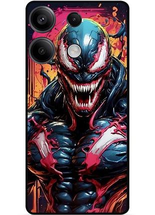 Чехол силиконовый бампер для huawei honor x8a с рисунком веном marvel venom