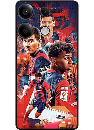 Чехол силиконовый бампер для huawei honor x8a с рисунком ламин ямаль lamine yamal messi