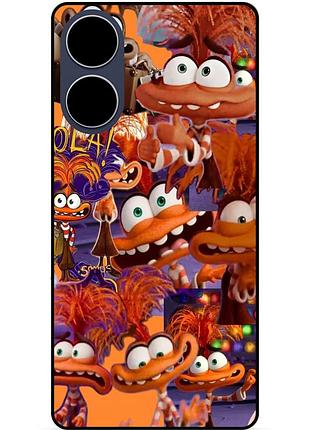 Силіконовий чохол бампер для oppo a58 з малюнком головоломка
