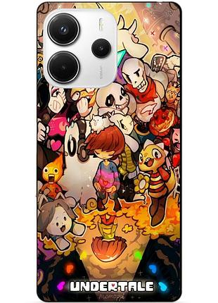 Силіконовий чохол бампер для xiaomi redmi note 14 5g з малюнком андертейл undertale