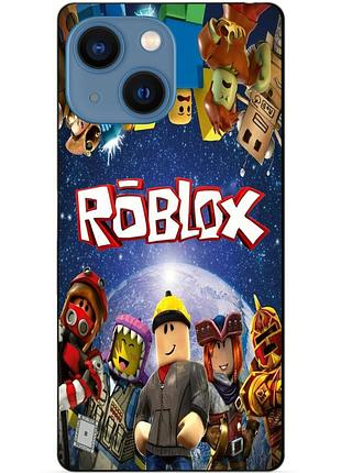 Силіконовий чохол бампер для iphone 14 з малюнком роблокс roblox
