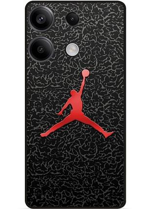 Чехол силиконовый бампер для huawei honor x8a с рисунком jordan джордан