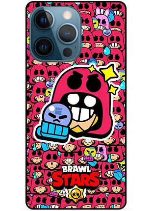 Силиконовый чехол стикеры бравл старс brawl stars для xiaomi samsung motorola nokia iphone zte oppo realme гром