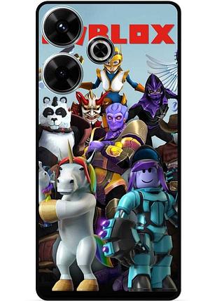 Силіконовий чохол бампер для infinix hot 30 (x6831) з малюнком роблокс roblox