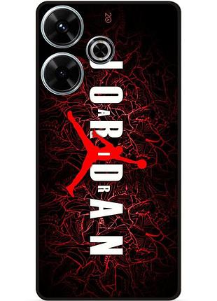 Чехол силиконовый бампер для infinix hot 30 play с рисунком air jordan джордан