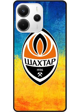 Силіконовий чохол бампер для xiaomi redmi note 14 5g з малюнком шахтер донецк